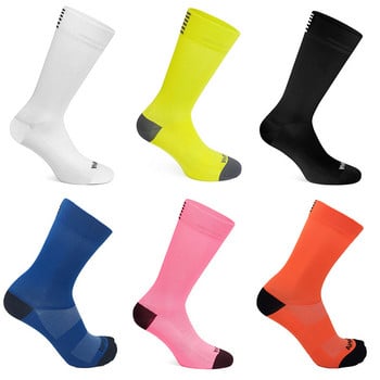 Чорапи за средно коляно за мъже Спорт на открито Баскетболни чорапи Жени Мъже Бягане Компресия Колоездене Трекинг Чорапи за туризъм 2022