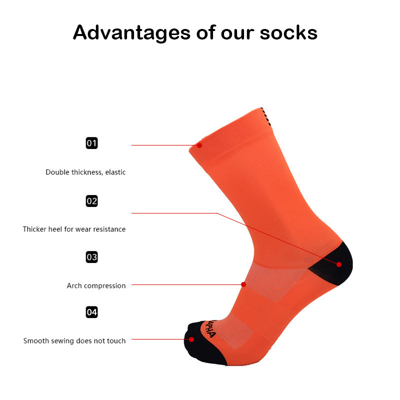 Keskmise põlve sokid meestele Õuespordiks Korvpallisokid Naiste Mehed Jooksva Kompressioonrattaga matkasokid Matkasokid 2022