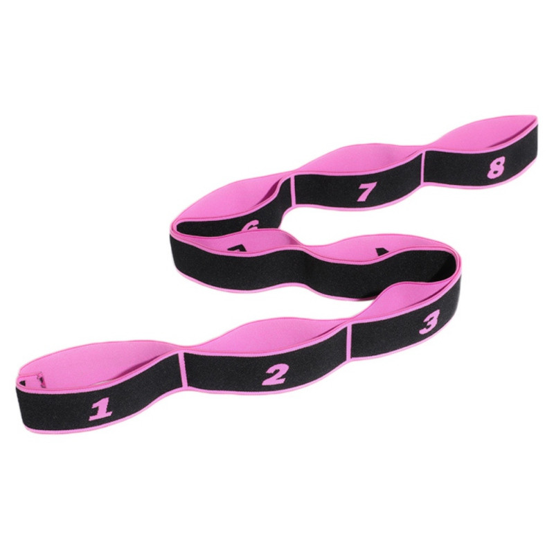 Колан за издърпване на колан за йога Фитнес оборудване Еластична лента за фитнес Ластици за тренировки във фитнес залата Колан за разтягане на йога