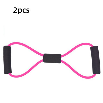 Joga 8 žodžių krūtinės išplėtimas labai elastingi pratinami raumenys tempimo virvė Sportas patvarios pasipriešinimo juostos įtempimo lavinimo virvės