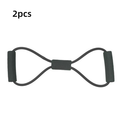 Joga 8 žodžių krūtinės išplėtimas labai elastingi pratinami raumenys tempimo virvė Sportas patvarios pasipriešinimo juostos įtempimo lavinimo virvės