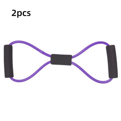 Joga 8 žodžių krūtinės išplėtimas labai elastingi pratinami raumenys tempimo virvė Sportas patvarios pasipriešinimo juostos įtempimo lavinimo virvės