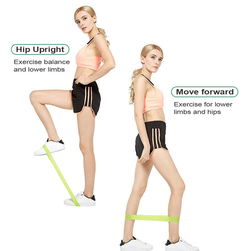 5 culori benzi de rezistență yoga banda de cauciuc antrenament pentru sală de acasă bucle de fitness latex în aer liber Crossfit Pilates echipament de antrenament sportiv