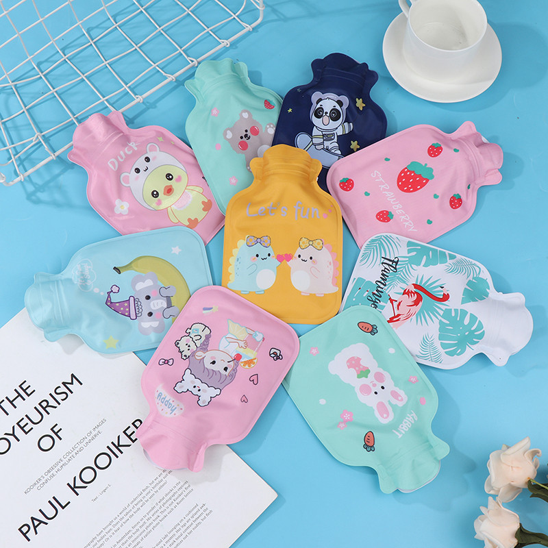 Rankų Po šilto vandens butelis Mini karšto vandens buteliai Nešiojami rankų šildytuvai mergaičių kišeniniai rankų ir kojų karšto vandens maišeliai