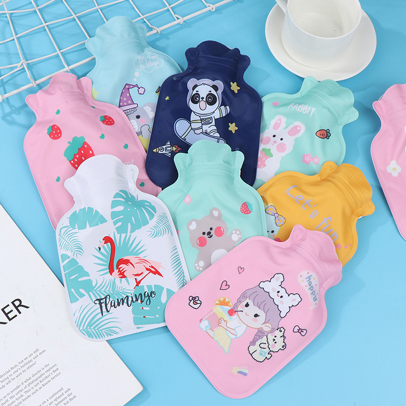 Rankų Po šilto vandens butelis Mini karšto vandens buteliai Nešiojami rankų šildytuvai mergaičių kišeniniai rankų ir kojų karšto vandens maišeliai