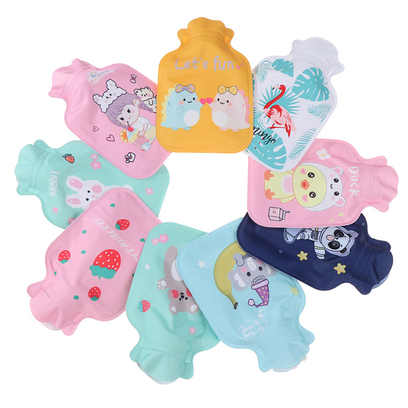 Rankų Po šilto vandens butelis Mini karšto vandens buteliai Nešiojami rankų šildytuvai mergaičių kišeniniai rankų ir kojų karšto vandens maišeliai