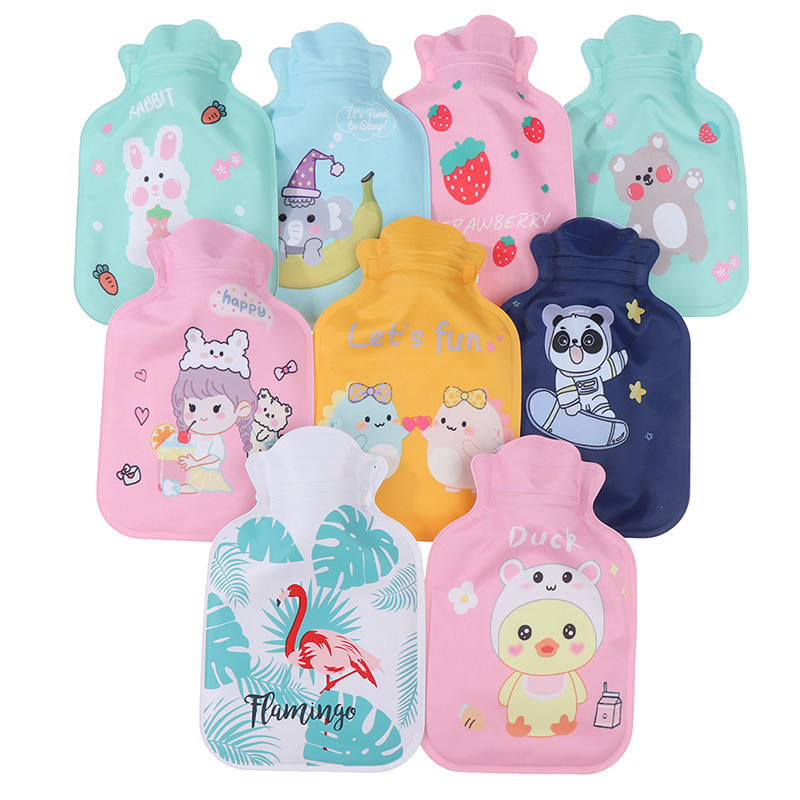 Rankų Po šilto vandens butelis Mini karšto vandens buteliai Nešiojami rankų šildytuvai mergaičių kišeniniai rankų ir kojų karšto vandens maišeliai