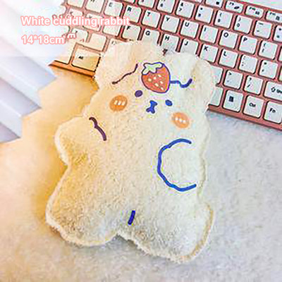 Armas plüüsis kuumaveekoti süstimine kuumaveepudeliga kaasaskantav multikas armas miniveepudel, lihtne ja vastupidav kuumaveekott