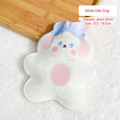 Armas plüüsis kuumaveekoti süstimine kuumaveepudeliga kaasaskantav multikas armas miniveepudel, lihtne ja vastupidav kuumaveekott