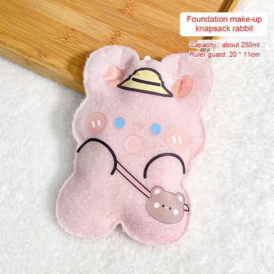 Armas plüüsis kuumaveekoti süstimine kuumaveepudeliga kaasaskantav multikas armas miniveepudel, lihtne ja vastupidav kuumaveekott