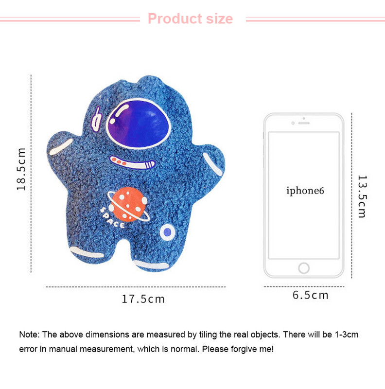 Armas plüüsis kuumaveekoti süstimine kuumaveepudeliga kaasaskantav multikas armas miniveepudel, lihtne ja vastupidav kuumaveekott