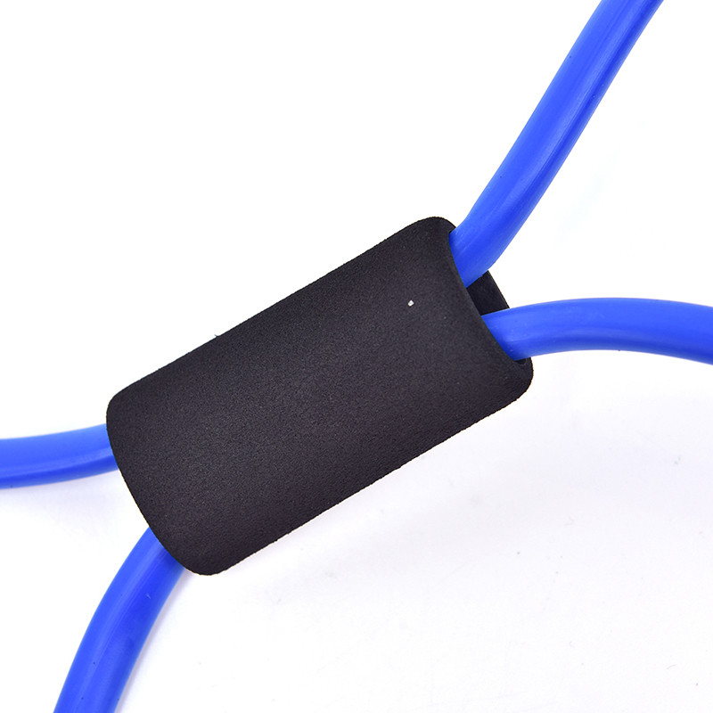 Jóga-ellenállási szalagok Elasztikus szalagok Sport gyakorlatok húzó 8-alakú mellkastágító testépítéshez otthoni edzőtermi fitnesz felszerelések