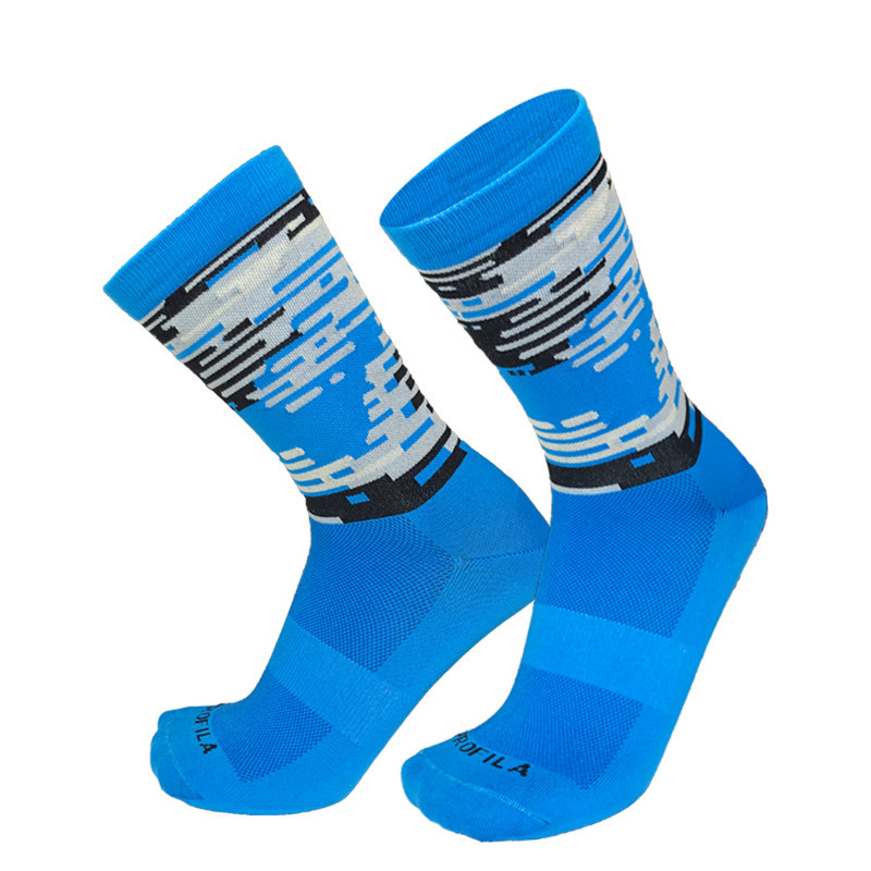 Sügis- ja talvine kokkusurutud kamuflaaž Jalgrattasokid Sport Õues Ronimine Jooksmine Jalgrattasokid Meeste Naiste Pesapalli Ragbisokid