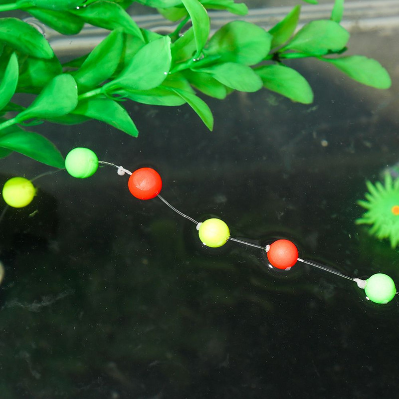 100 buc/sac SML Plutitoare de pescuit din spumă, mărgele cu bile, plutitoare de pescuit EPS, fasole, material de tachelaj, accesorii pentru pescuit