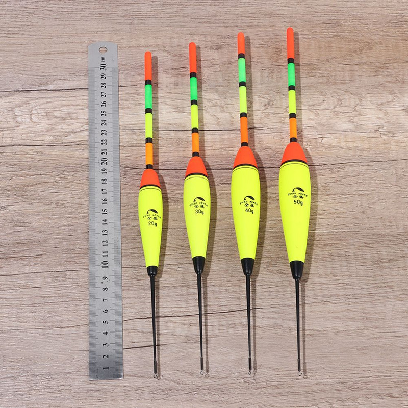 Nešiojami elektroniniai plūduriavimo šviesos lazdelei Bobber Fishing Night Float Ball Boia Eva Foam