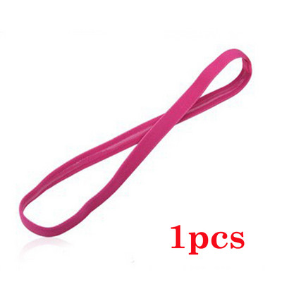 5 vnt. Moteriškos prakaito juostelės Futbolo Joga Grynų plaukų juostelės Neslystančios elastinės gumos plonos sportinės galvos juostos Vyriški plaukų priedai Galvos apvyniojimas