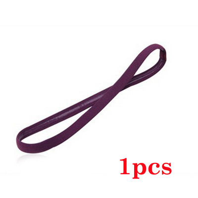 5 vnt. Moteriškos prakaito juostelės Futbolo Joga Grynų plaukų juostelės Neslystančios elastinės gumos plonos sportinės galvos juostos Vyriški plaukų priedai Galvos apvyniojimas