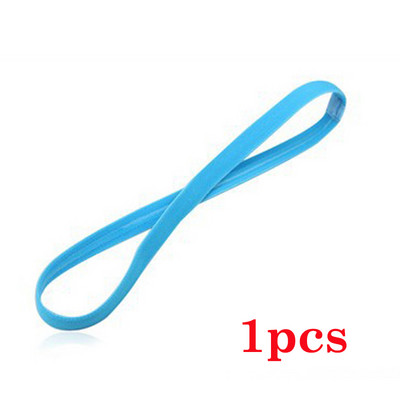 5 vnt. Moteriškos prakaito juostelės Futbolo Joga Grynų plaukų juostelės Neslystančios elastinės gumos plonos sportinės galvos juostos Vyriški plaukų priedai Galvos apvyniojimas