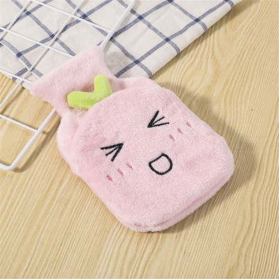 Animacinių filmų gyvūnai karšto vandens butelis Daugkartinis žiemos šilto vandens injekcinis maišelis Nešiojamas pliušinis rankų šildytuvas kūno šildymui