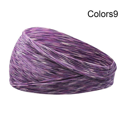 Karštą sugeriančios prakaitą Sportinės plaukų juostelės Vyrams Moteriškos elastinės jogos galvos juostos Fitneso galvos apdangalai Galvos apdangalas Sportiniai plaukų aksesuarai