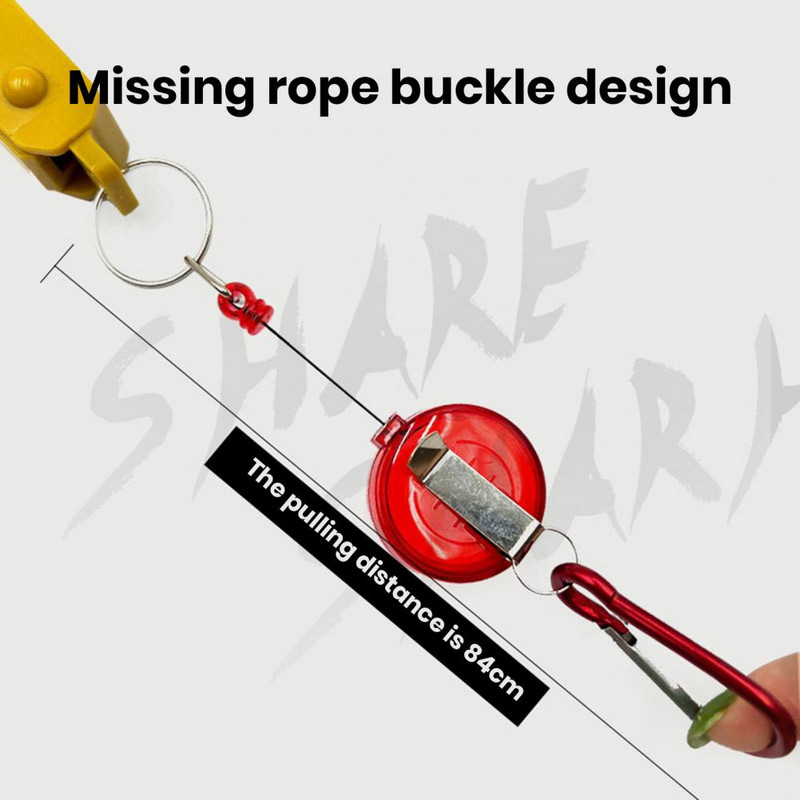 Unelte de pescuit cu prindere plutitoare pentru pește prindere portabilă ușoară pentru pește cu blocare a comutatorului Design cu dinți anti-alunecare Pescuit esențial