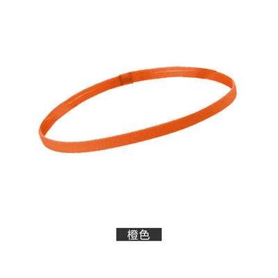 1 vnt. Paprasta Unisex sportinė plaukų juosta, neslystanti silikoninė juostelė, prakaito kreivė Elastinės galvos juostos Jogos bėgimo fitneso plaukų priedai