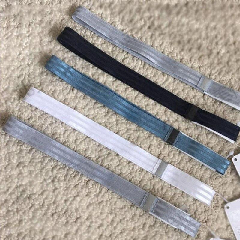 1 vnt. Moteriškos sportinės juostelės Futbolas Joga Grynos plaukų juostelės Neslystančios elastinės gumos plonos sportinės galvos juostos Vyriški plaukų priedai Galvos apvyniojimas