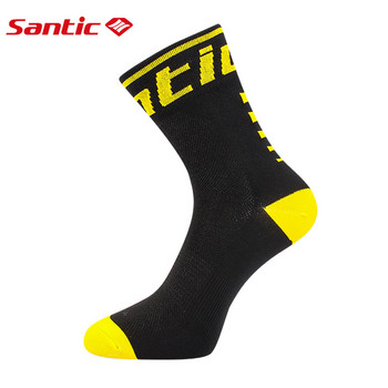 Колоездачни чорапи Santic Средно дълги мъжки и дамски компресионни чорапи за бягане на открито Спортни чорапи Многоцветни