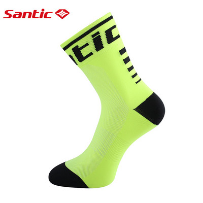 Santic Cycling κάλτσες μεσαίου μήκους σωλήνα ανδρικές και γυναικείες κάλτσες συμπίεσης για τρέξιμο εξωτερικού χώρου Αθλητικές κάλτσες πολύχρωμες