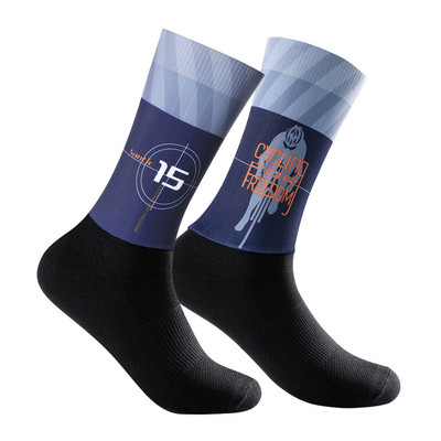 Santic Cycling κάλτσες μεσαίου μήκους σωλήνα ανδρικές και γυναικείες κάλτσες συμπίεσης για τρέξιμο εξωτερικού χώρου Αθλητικές κάλτσες πολύχρωμες