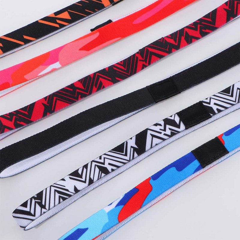 1vnt Jogos bėgimo ir kūno rengybos galvos juosta sportinė plaukų juosta Joga futbolas neslysta elastinga prakaito juosta, sporto salės sportinė galvos juosta