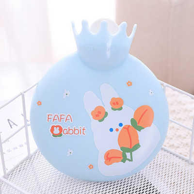 Mini PVC karšto vandens buteliuko rankų šildytuvas Mielas vandens pildymo karšto vandens maišelis mergaitėms Garrafa De Agua Botella De Agua Kawaii