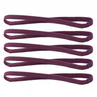 5tk Candy Color Naised Mehed Jooga Juuksepaelad Sport Peapael Tüdrukud Sport Libisemisvastane Elastne Kummist Higipael Jalgpall Jooksmine