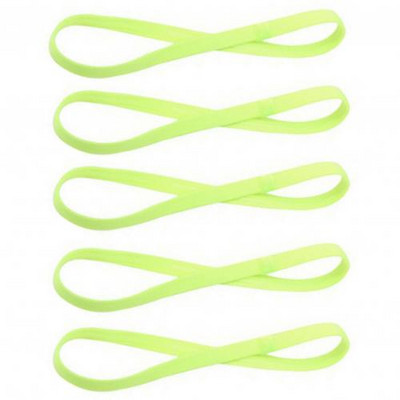 5tk Candy Color Naised Mehed Jooga Juuksepaelad Sport Peapael Tüdrukud Sport Libisemisvastane Elastne Kummist Higipael Jalgpall Jooksmine