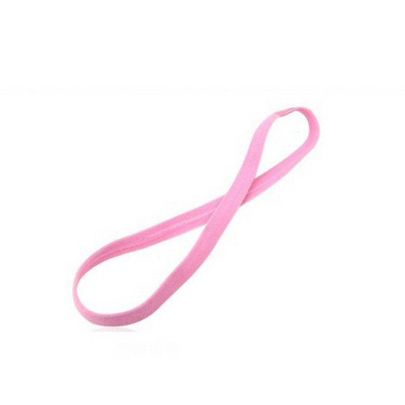 5tk Candy Color Naised Mehed Jooga Juuksepaelad Sport Peapael Tüdrukud Sport Libisemisvastane Elastne Kummist Higipael Jalgpall Jooksmine