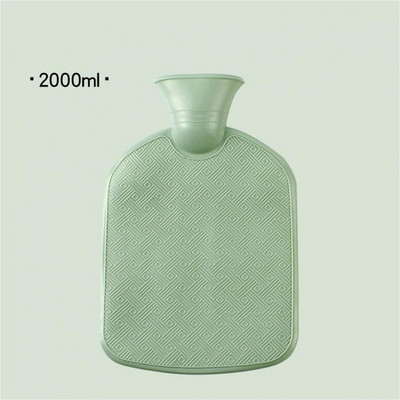 2000ml μπουκάλι ζεστού νερού έγχυσης νερού Αντιεκρηκτικό PVC υψηλής πυκνότητας που γεμίζει νερό Γυναικεία θερμαντικά χέρια για τα πόδια της κοιλιάς