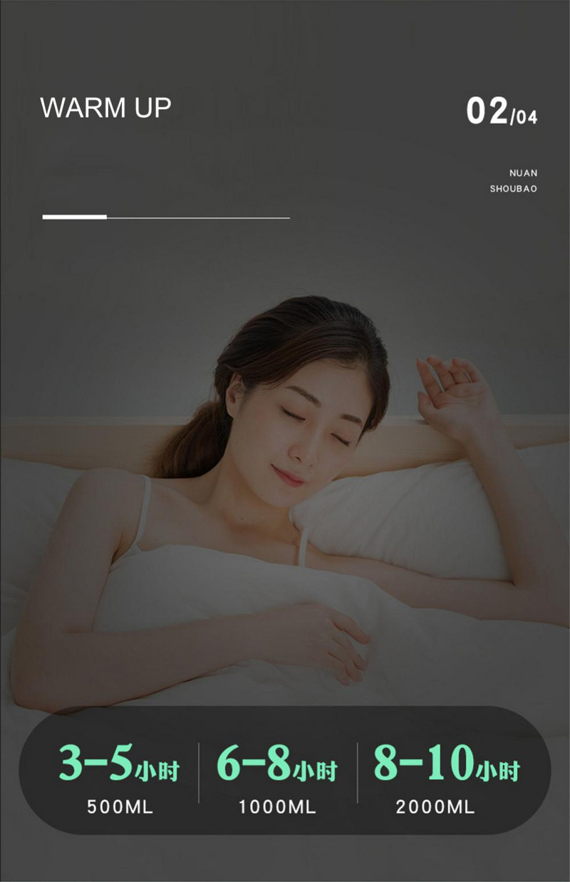 2000ml μπουκάλι ζεστού νερού έγχυσης νερού Αντιεκρηκτικό PVC υψηλής πυκνότητας που γεμίζει νερό Γυναικεία θερμαντικά χέρια για τα πόδια της κοιλιάς