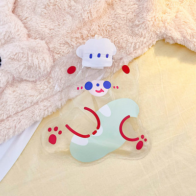 Mieli mini karšto vandens buteliai, skaidrūs nešiojami animaciniai filmai, užpildyti vandeniu, žieminiai rankų šildymo vandens maišeliai, PVC varžtiniai šildymo reikmenys