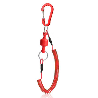 Neslystantis apsauginis lynas, magnetinis spyruoklinis laikymo laidas, nešiojamasis sagtis Lengvai atsegami priedai, skirti žuvies rankenos laikiklio įrankiams