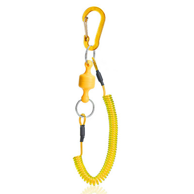 Neslystantis apsauginis lynas, magnetinis spyruoklinis laikymo laidas, nešiojamasis sagtis Lengvai atsegami priedai, skirti žuvies rankenos laikiklio įrankiams