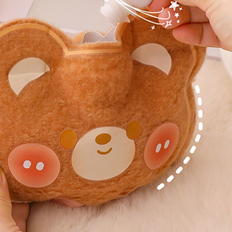 Χαριτωμένο Cartoon Animal Ζεστό Νερό Σφραγισμένο Θήκη Ένεσης Νερού για Χέρια Χέρια Πόδια Κρεβάτι Κρεβάτι Ζεστό Προμήθειες Δώρο Φίλων