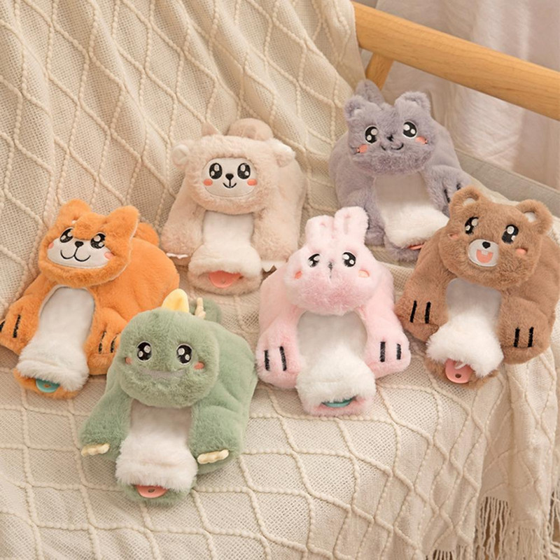 400 ml kuumaveepudel, korduvtäidetav armas multikas, plahvatuskindel, soojad käed, lekkekindel lambakujuline kuumaveekott igapäevaseks kasutamiseks