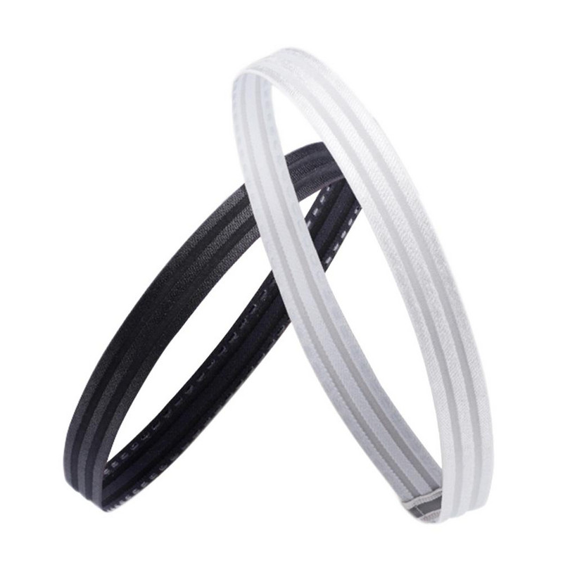 4 Χρώματα Μόδας Μοντέρνα Αντιολισθητική Αθλητική Κορδέλα Μαλλιών Απορροφητική Ιδρώτα Λάστιχο σιλικόνης για τρέξιμο γυμναστικής γιόγκα