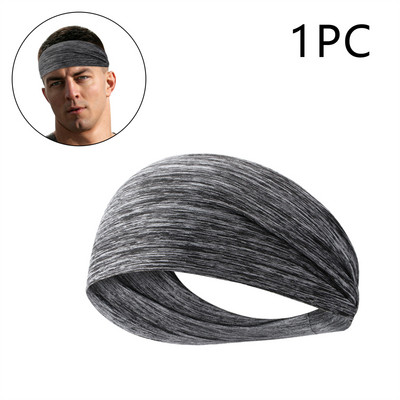 1 vnt. prakaito juostelė vyrams Moteriškos elastinės sportinės plaukų juostos galvos juostos jogos galvos juostos galvos apdangalai galvos apdangalai Sportiniai treniruočių plaukų priedai