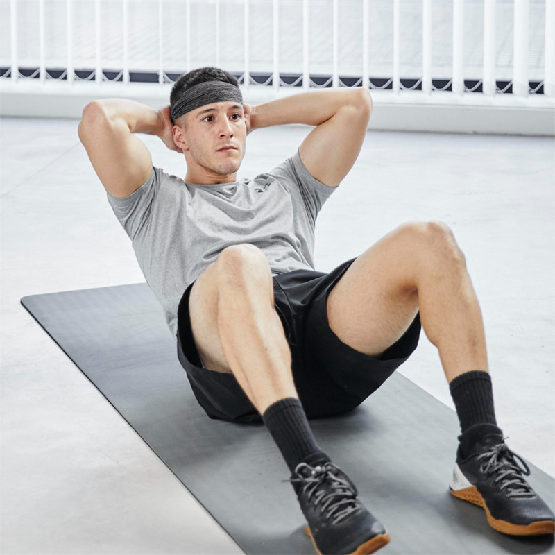 1 vnt. prakaito juostelė vyrams Moteriškos elastinės sportinės plaukų juostos galvos juostos jogos galvos juostos galvos apdangalai galvos apdangalai Sportiniai treniruočių plaukų priedai