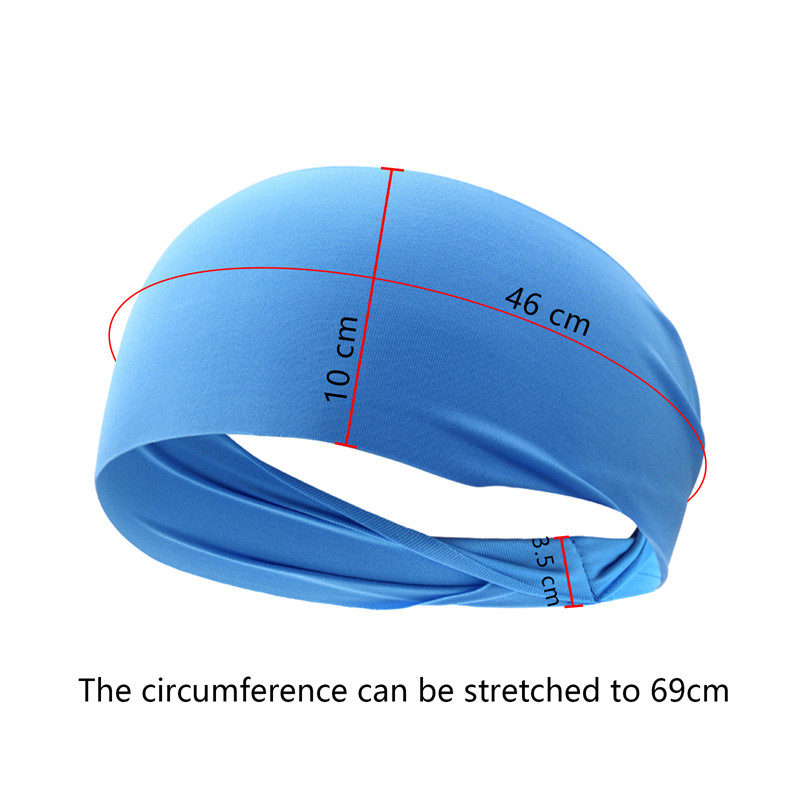 1 vnt. prakaito juostelė vyrams Moteriškos elastinės sportinės plaukų juostos galvos juostos jogos galvos juostos galvos apdangalai galvos apdangalai Sportiniai treniruočių plaukų priedai