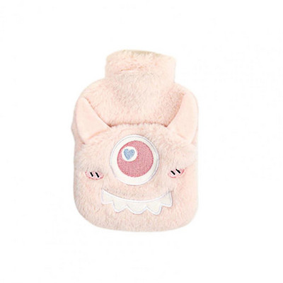 Naudingas išsklaidyti šaltą mielą animacinio filmo formos nešiojamas karšto vandens butelis bendrabučio rankų šildytuvui karšto vandens butelis