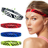 1 PC kvėpuojanti sportinė kūno rengybos galvos juosta Unisex prakaitą sugeriančios plaukų juostos, skirtos sportiniam fitnesui jogos bėgimui, elastingi plaukų priedai