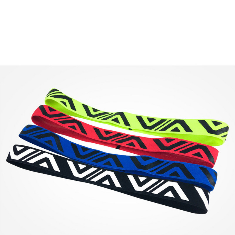 1 PC kvėpuojanti sportinė kūno rengybos galvos juosta Unisex prakaitą sugeriančios plaukų juostos, skirtos sportiniam fitnesui jogos bėgimui, elastingi plaukų priedai