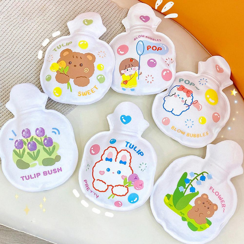 Σακούλα ζεστού νερού Εξαιρετικό μοτίβο κινουμένων σχεδίων, άοσμο χαριτωμένα ζώα σε σχήμα Θήκη ζεστού νερού για εξωτερικούς χώρους